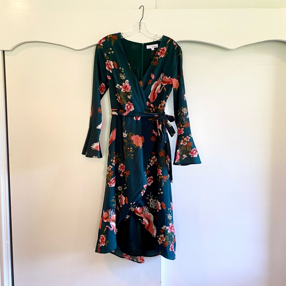 Isla Maude High Low Pelican Dress